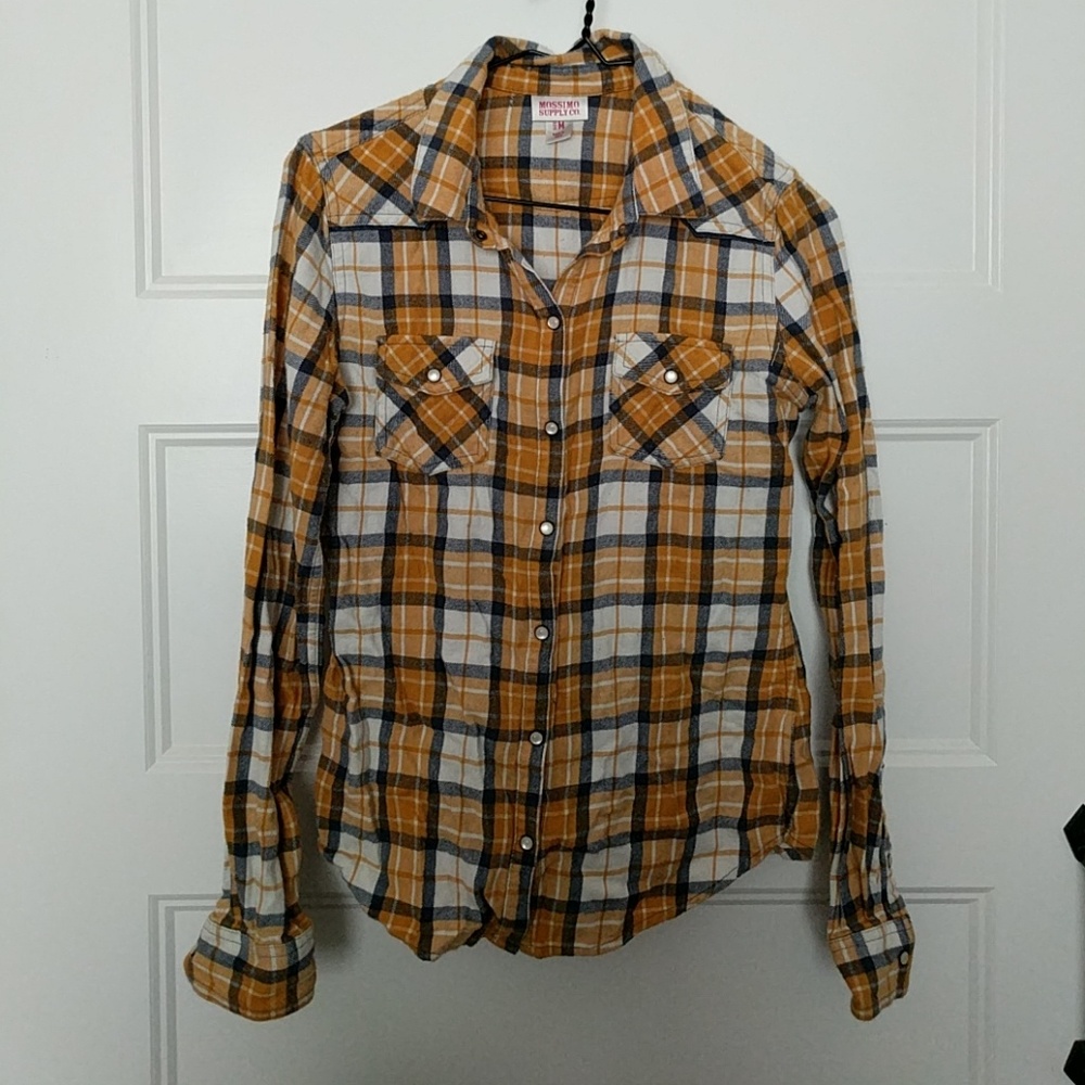 Flannel Pearlsnap Button up FREE WITH ANY PURCHASE